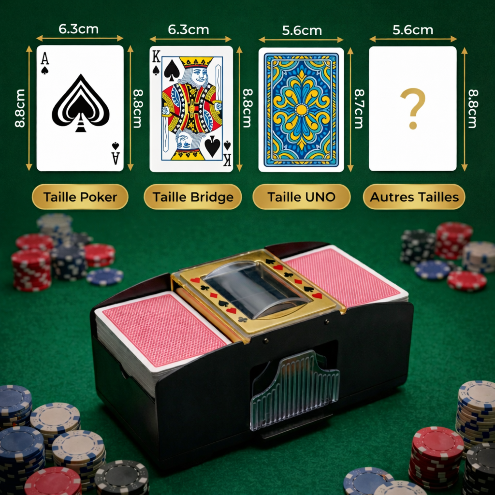 Mélangeur de Cartes Automatique Électrique