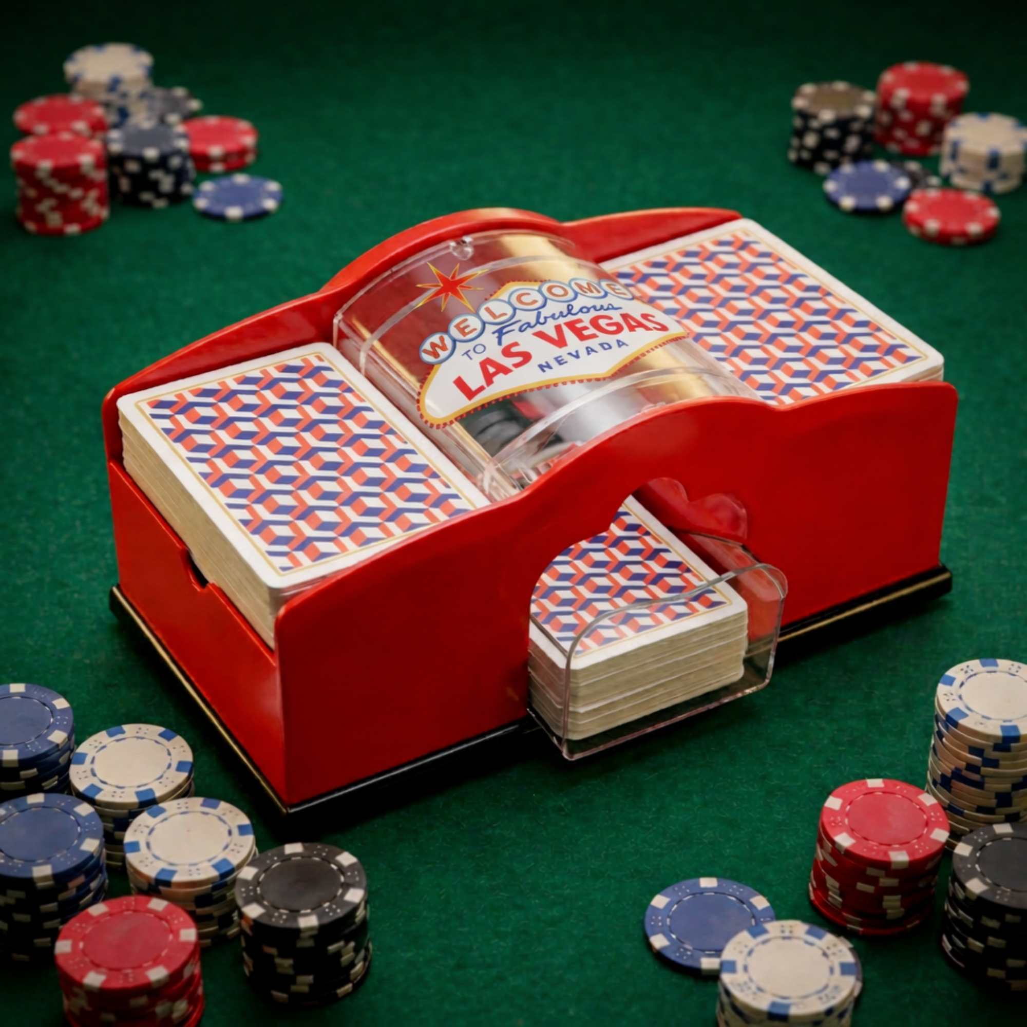 Mélangeur de Cartes Manuel à Manivelle