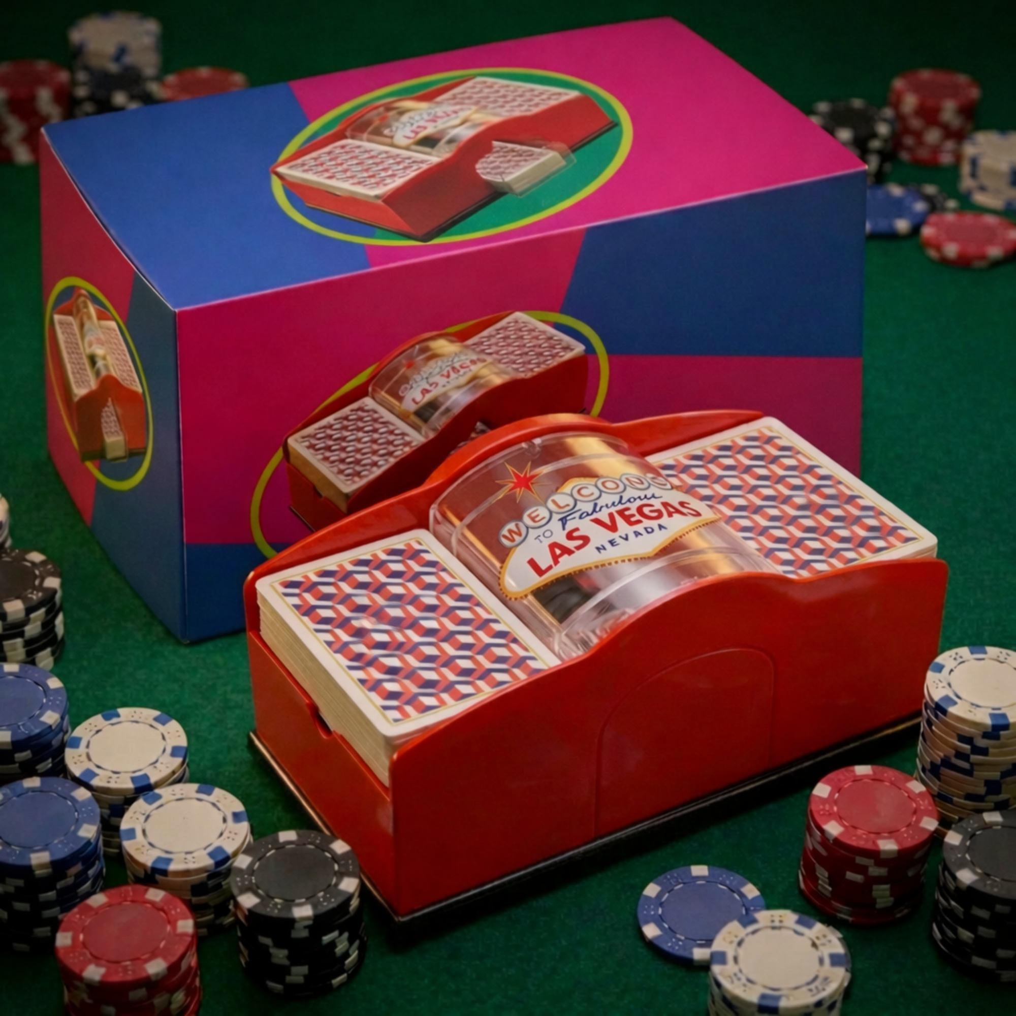 Mélangeur de Cartes Manuel à Manivelle