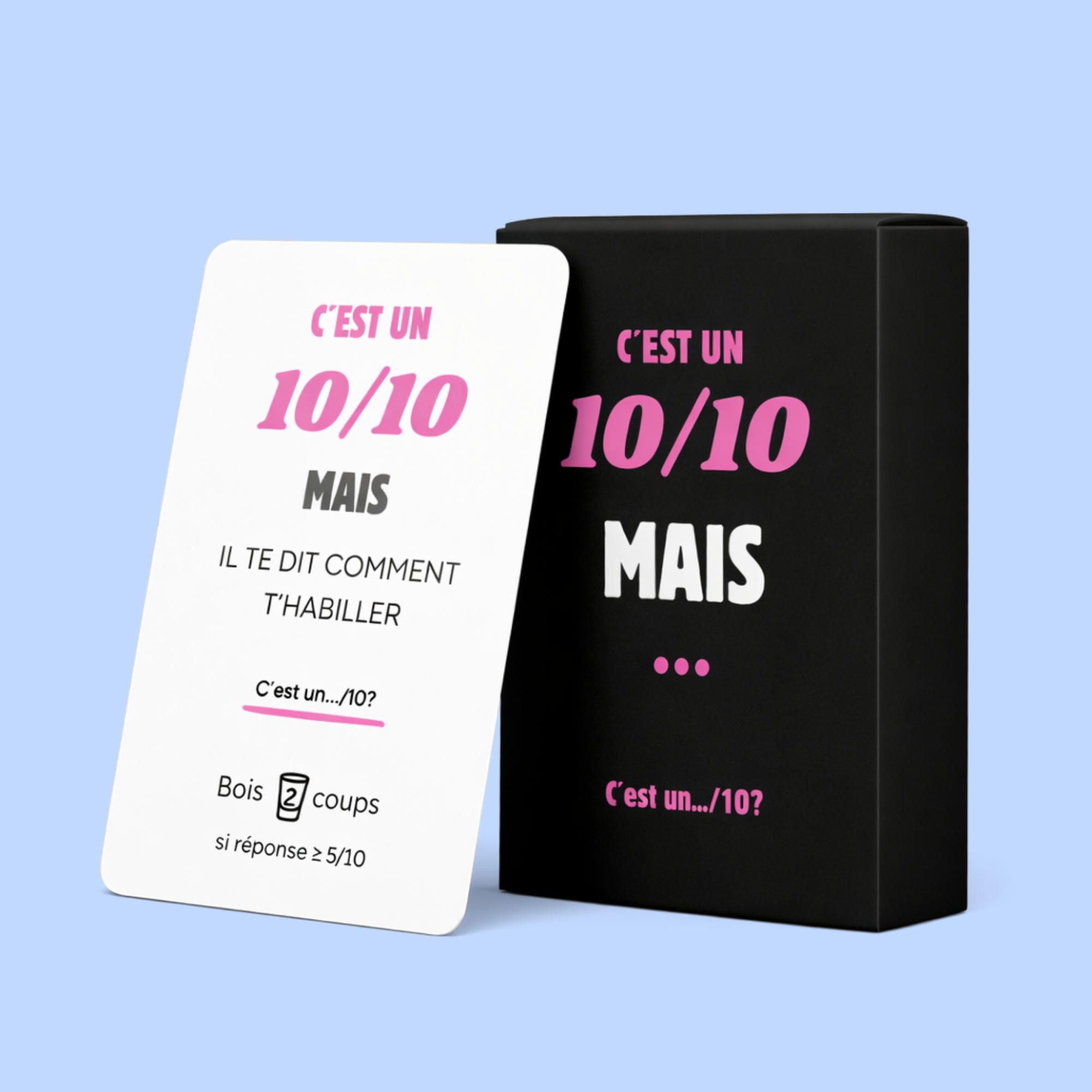 Jeu de cartes à boire C'est un 10/10 Mais - vue 1