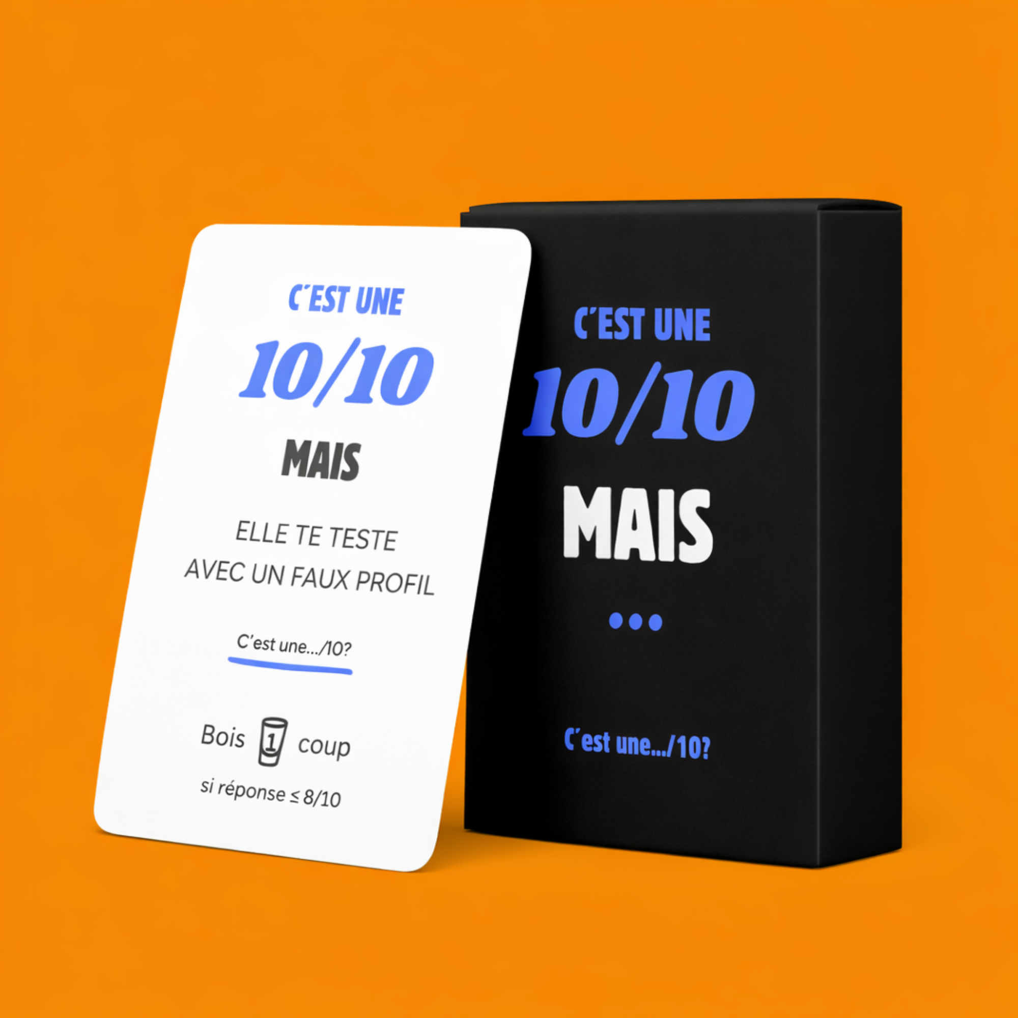 Jeu de cartes à boire C'est une 10/10 Mais - vue 1
